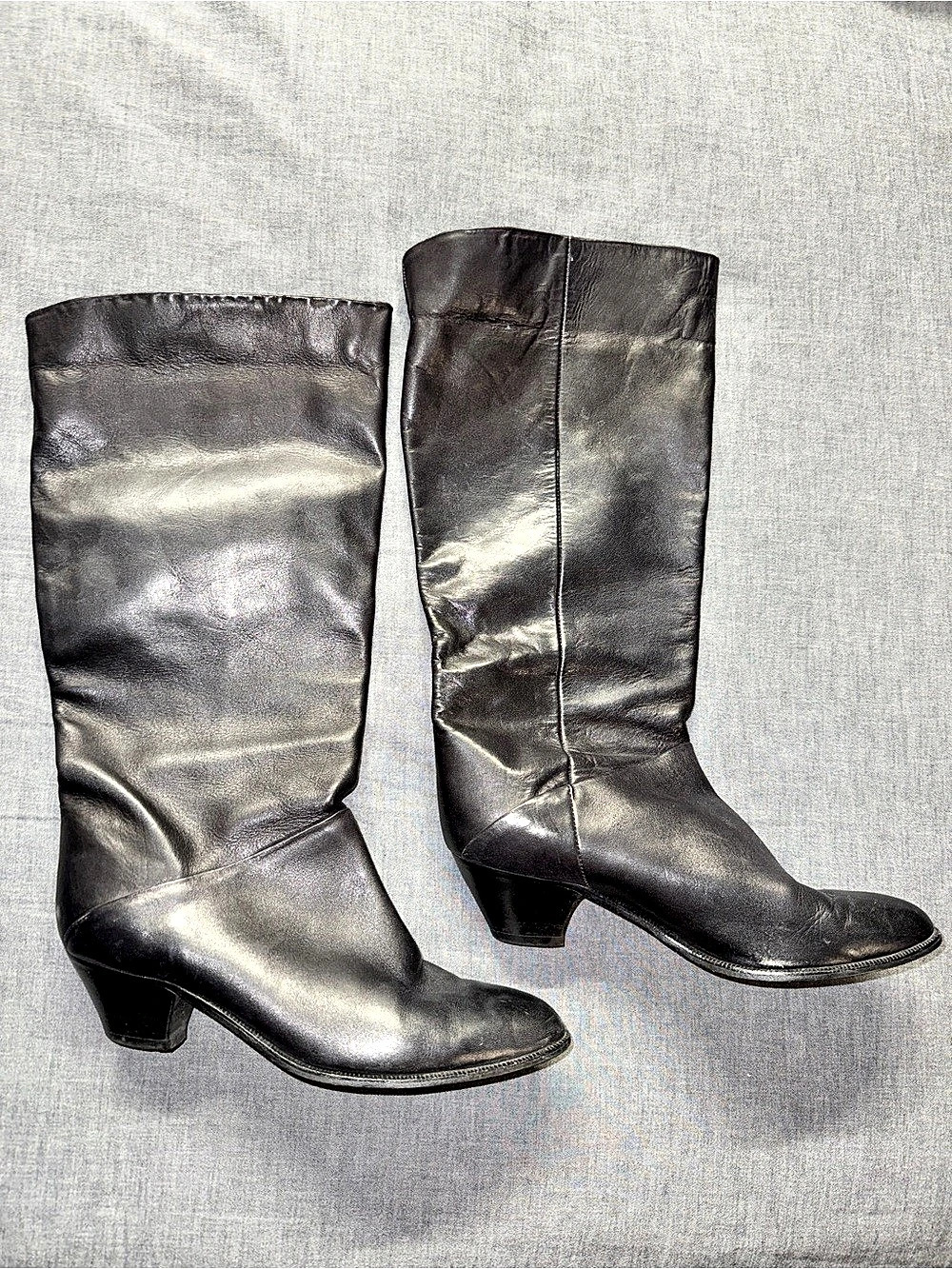 Bally Genuine Leather Women's Black Heeled Boots